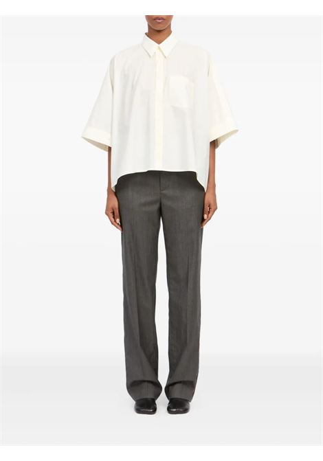 asymmetrical shirt woman white MM6 MAISON MARGIELA | S52DL0236 M35256101